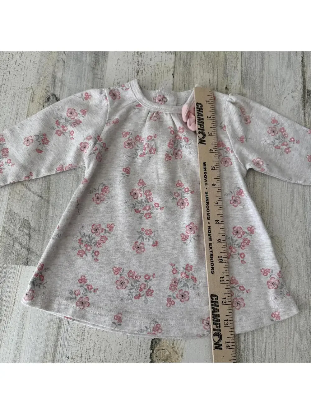 René Rofé Baby 6-9 Months Floral Long Sleeve Dress